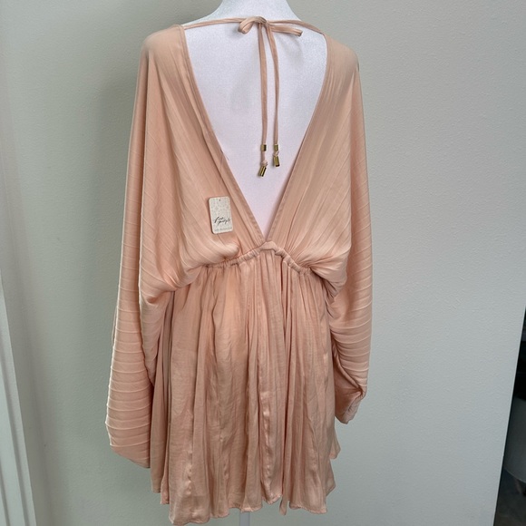 FREE PEOPLE Arzel Mini Dress in Cream / Blush. Brand new with tags - Picture 6 of 6